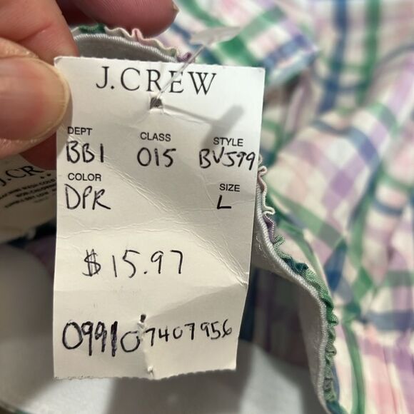 J. Crew Factory BV599 Woven Boxers For Men size large NWT - Picture 6 of 7